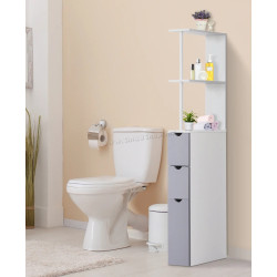 Etajera-penal Kleankin 834-114 (White/Grey)