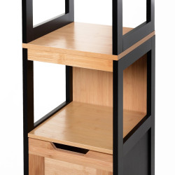 Etajera-penal Kleankin 834-208 (Natural/Black) Thumb
