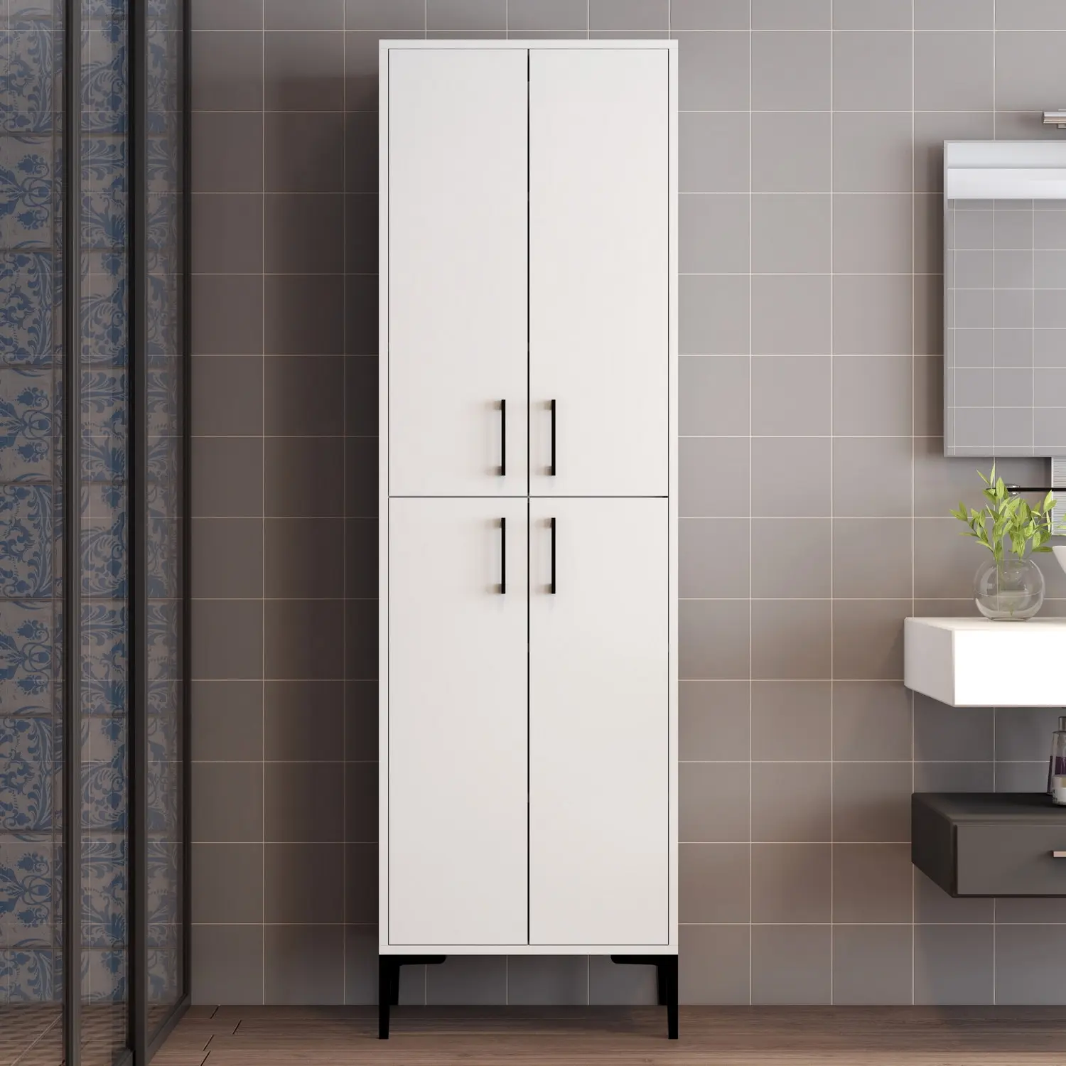 Пенал Mirage Meble Berlin A (White)