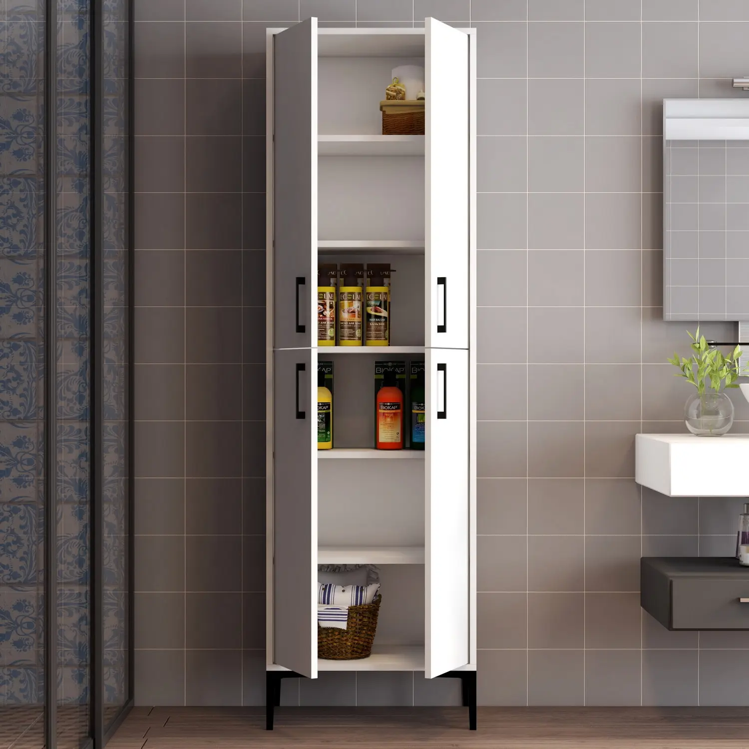 Пенал Mirage Meble Berlin A (White)