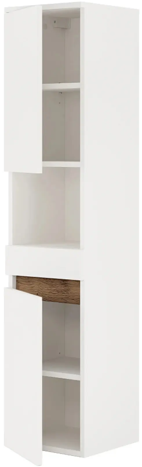 Пенал навесной Tempo Kondela Choice (White/Artisan Oak) - 4