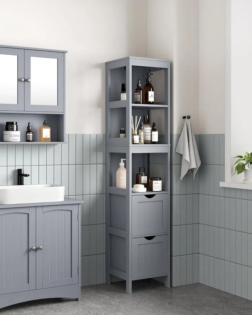 Стеллаж Vasagle BBC066G02 (Dove Grey)