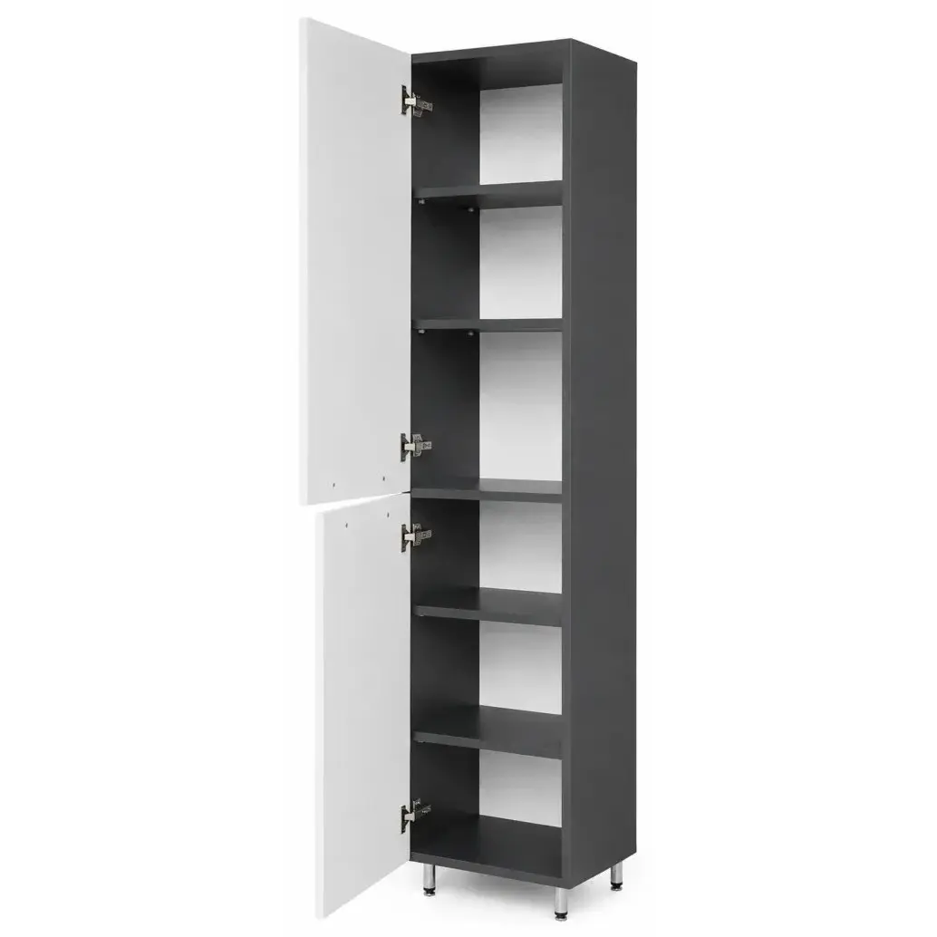 Пенал Vasto Furniture Agat 350x1900 (White/Anthracite) - 3