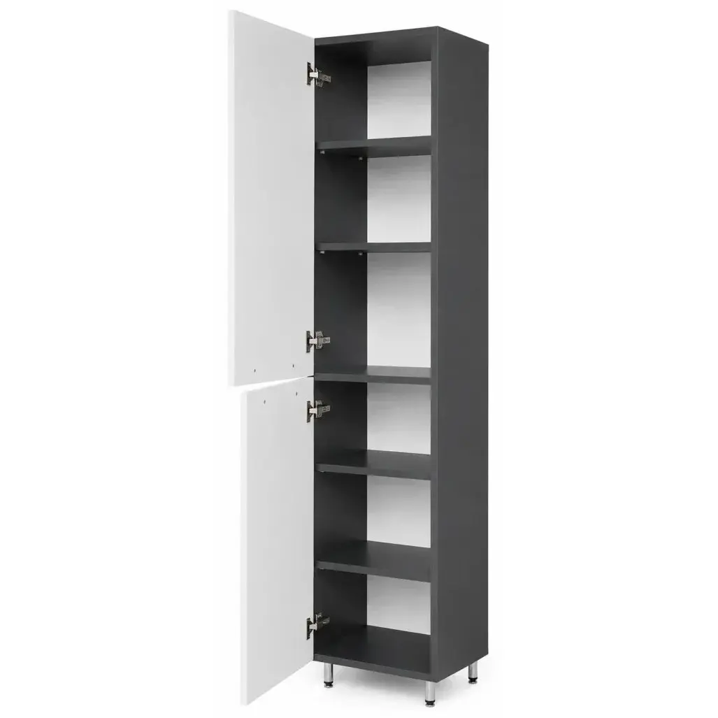 Пенал Vasto Furniture Agat 400x1900 (White/Anthracite) - 2