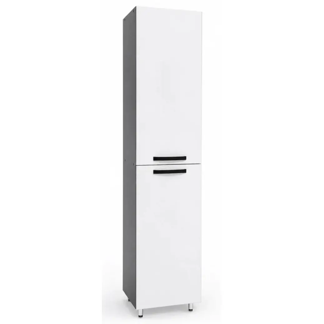 Пенал Vasto Furniture Agat 400x1900 (White/Anthracite)