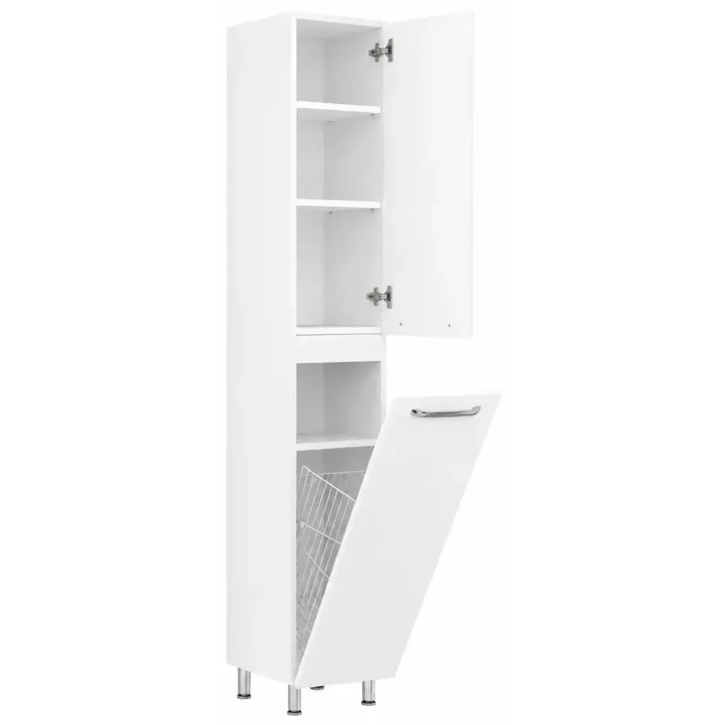 Пенал Vasto Furniture Agat C 350x1900 (White) - 3