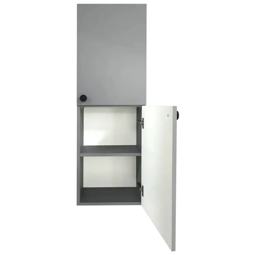 Пенал Vasto Furniture Lerida 2U 400x1200 (Grey/White) - 3