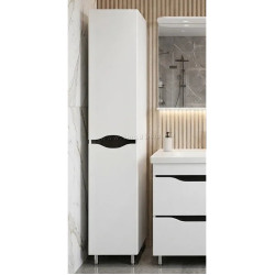 Пенал Vasto Furniture Print 350x1900 (White/Black insert)