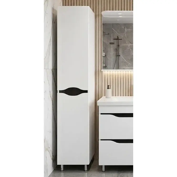 Пенал Vasto Furniture Print 350x1900 (White/Black insert)