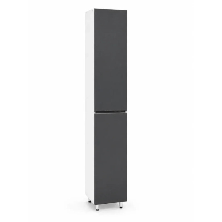 Пенал Vasto Furniture Sanremo 350x1900 (Anthracite/White)