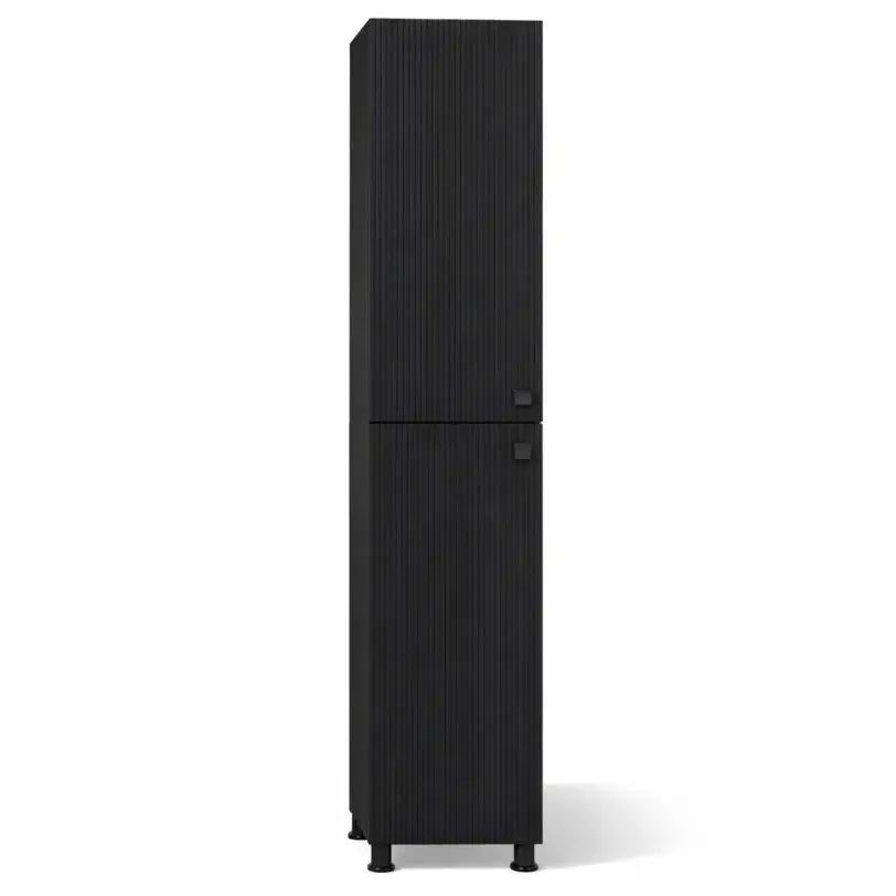 Пенал Vasto Furniture Toledo 2U 400x1900 (Black)