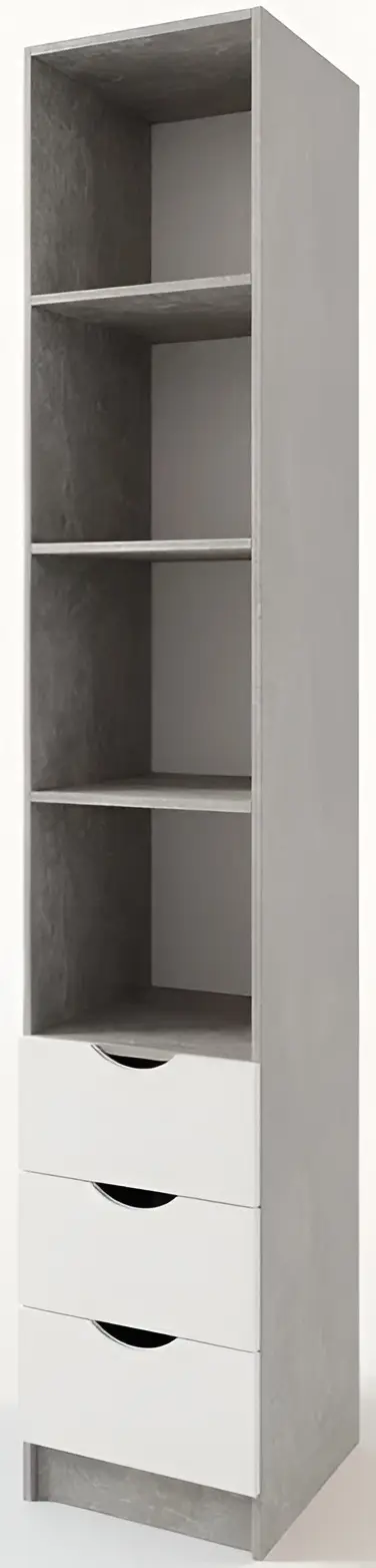 Penal МЛ-Мебель Yunior 8 40cm (Atelier Light/White) - 2