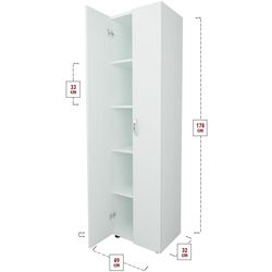 Penal Bofigo 5 rafturi (White) Thumb