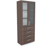 Vitrina Fabrik Home Office-Line №3 (Dark Walnut)