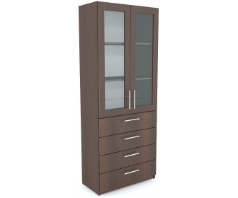 Vitrina Fabrik Home Office-Line №3 (Dark Walnut)