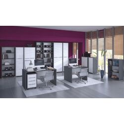 Пенал Mobahaus Rioma New Typ 08 (Graphite/White) Thumb