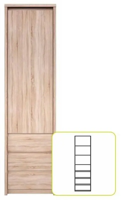 Dulap Tempo Kondela Norty Typ 5 (Sonoma Oak)