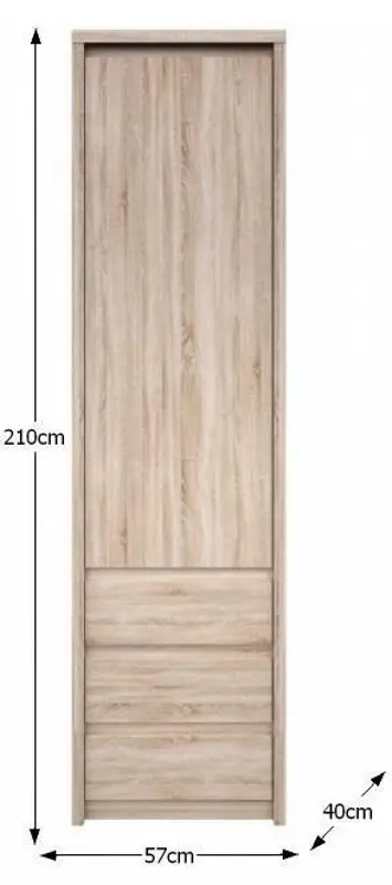 Dulap Tempo Kondela Norty Typ 5 (Sonoma Oak)