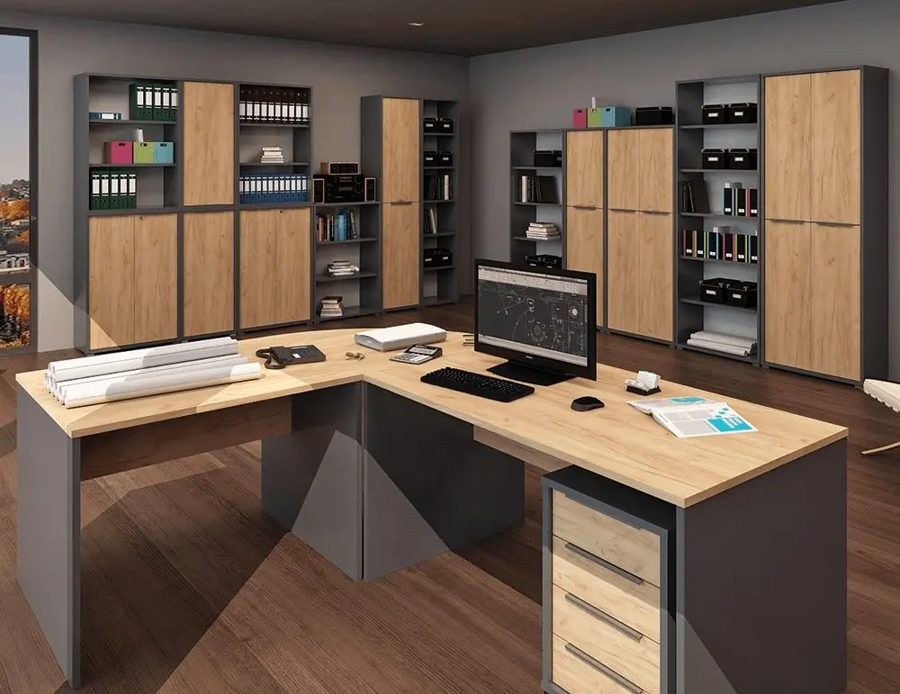 Penal Tempo Kondela Rioma New Typ 08 (Graphite/Artisan Oak) - 3