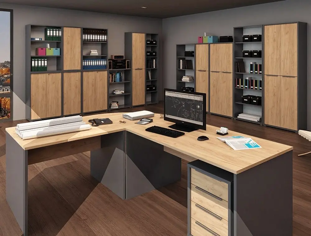 Penal Tempo Kondela Rioma New Typ 20 (Graphite/Artisan Oak) - 3