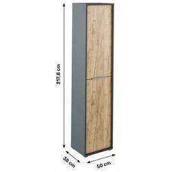 Penal Mobhaus Rioma Typ 06 (Graphite/Artisan Oak) Thumb