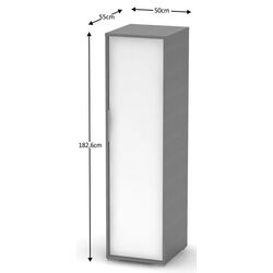 Penal Mobhaus Rioma Typ 20 (Graphite/White) Thumb