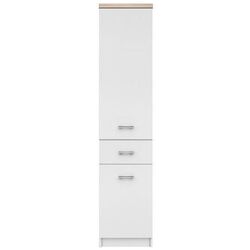 Пенал Tempo Kondela Topty 05 2D1S (White/Sonoma Oak)