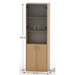 Vitrina Mobhaus Tempo Asistent New 004 (Beech) Thumb