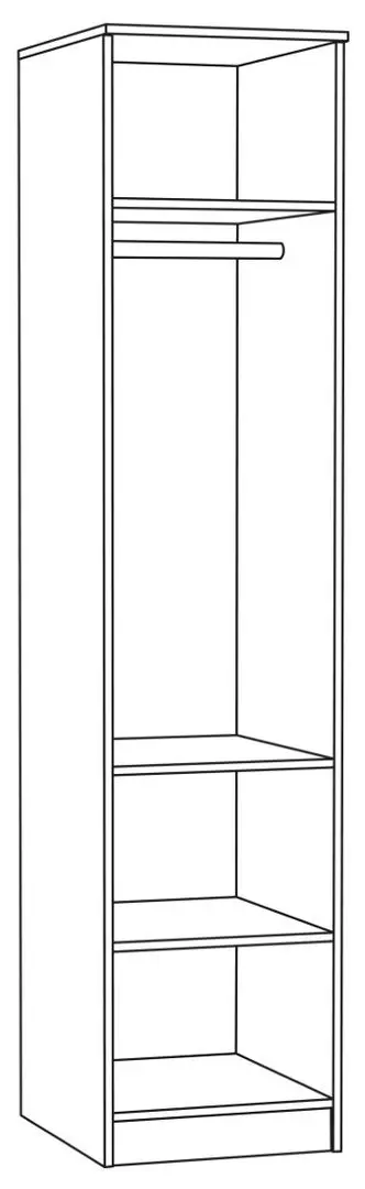 Пенал Mobi Гудвин 08.53 (Гикори Рокфорд Натуральный/Бензин/Мята) - 2