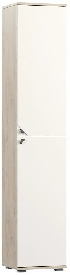 Dulap Mobi Boston 13.154 (Endgrain Oak Elegant/Milk Ricamo Soft)