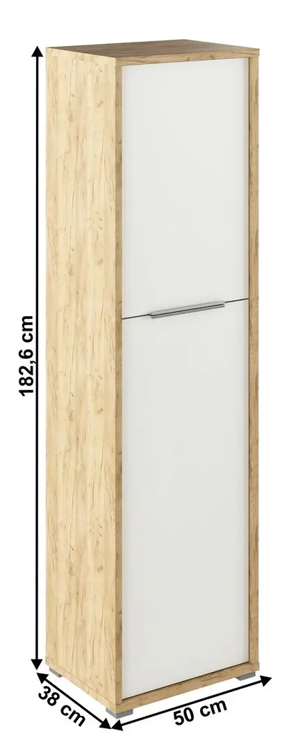 Пенал Tempo Kondela Rioma Typ 08 (Artisan Oak/White)