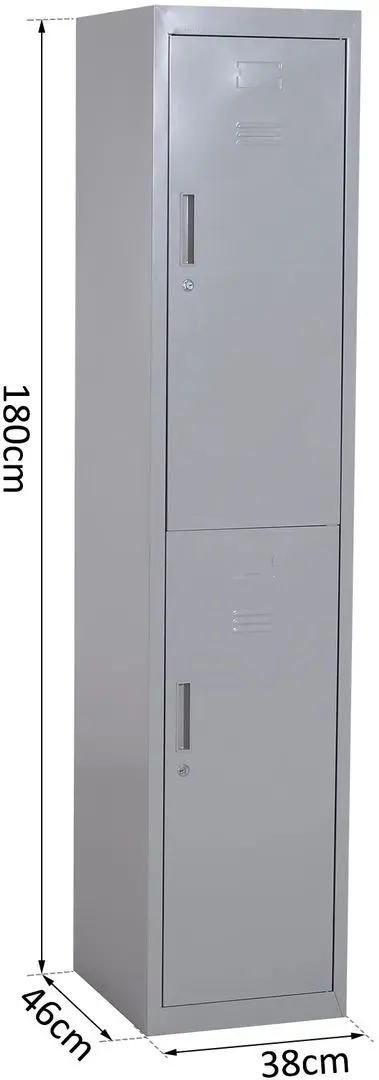 Penal Vinsetto 913-008GY 38x46x180 cm (Grey)