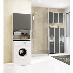 Penal Akord Fin 30 2D (White/Graphite Gray) Thumb