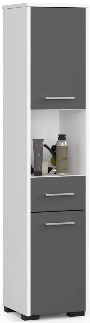 Penal Akord Fin 30 2D1SZ1W (White/Graphite Gray)