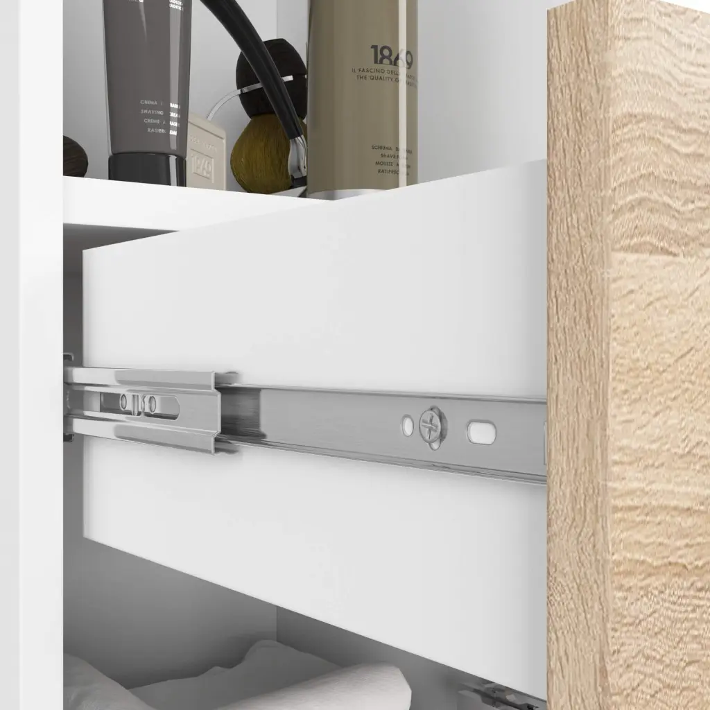 Penal Akord Fin 30 2D1SZ1W (White/Sonoma Oak)