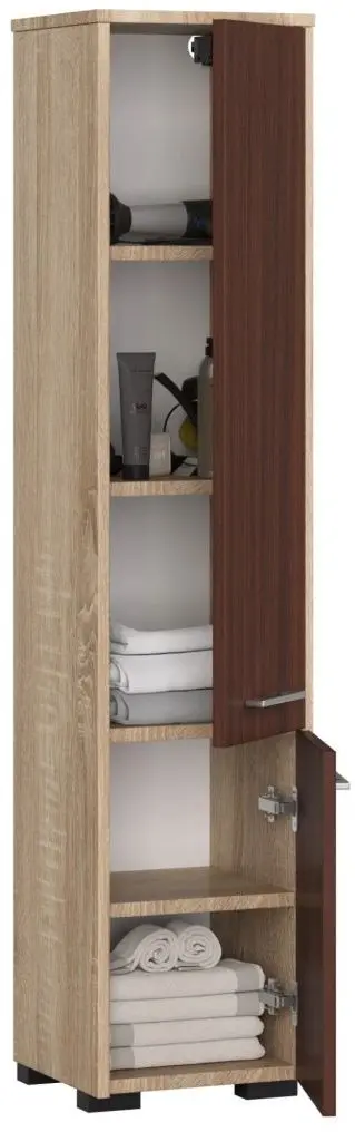 Penal Akord OP0LLAZSONWEN 2D (Sonoma Oak/Wenge)