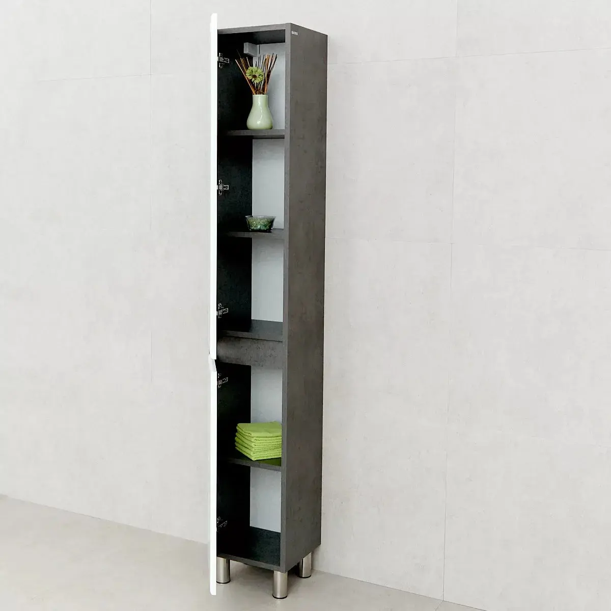 Penal Bayro Urbano Pro 300x1900 (White/Chicago Dark Concrete)