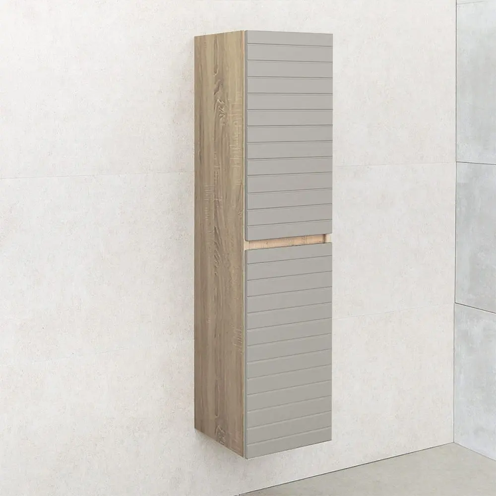 Penal suspendat Bayro Avanti 350x1350 (Light Grey/Sonoma Oak)