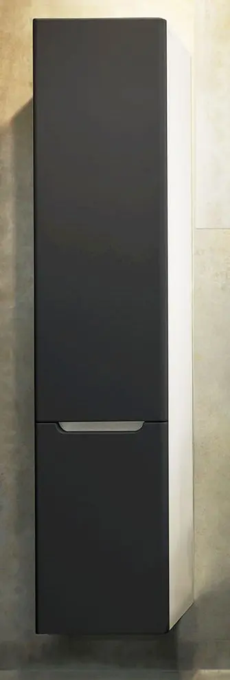 Penal suspendat Bayro Bergamo 350x1600 (Anthracite Matte/White)