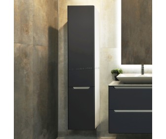 Penal suspendat Bayro Bergamo 350x1600 (Anthracite Matte/White)