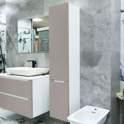 Penal suspendat Bayro Bergamo 350x1600 (Light Grey/White) Thumb