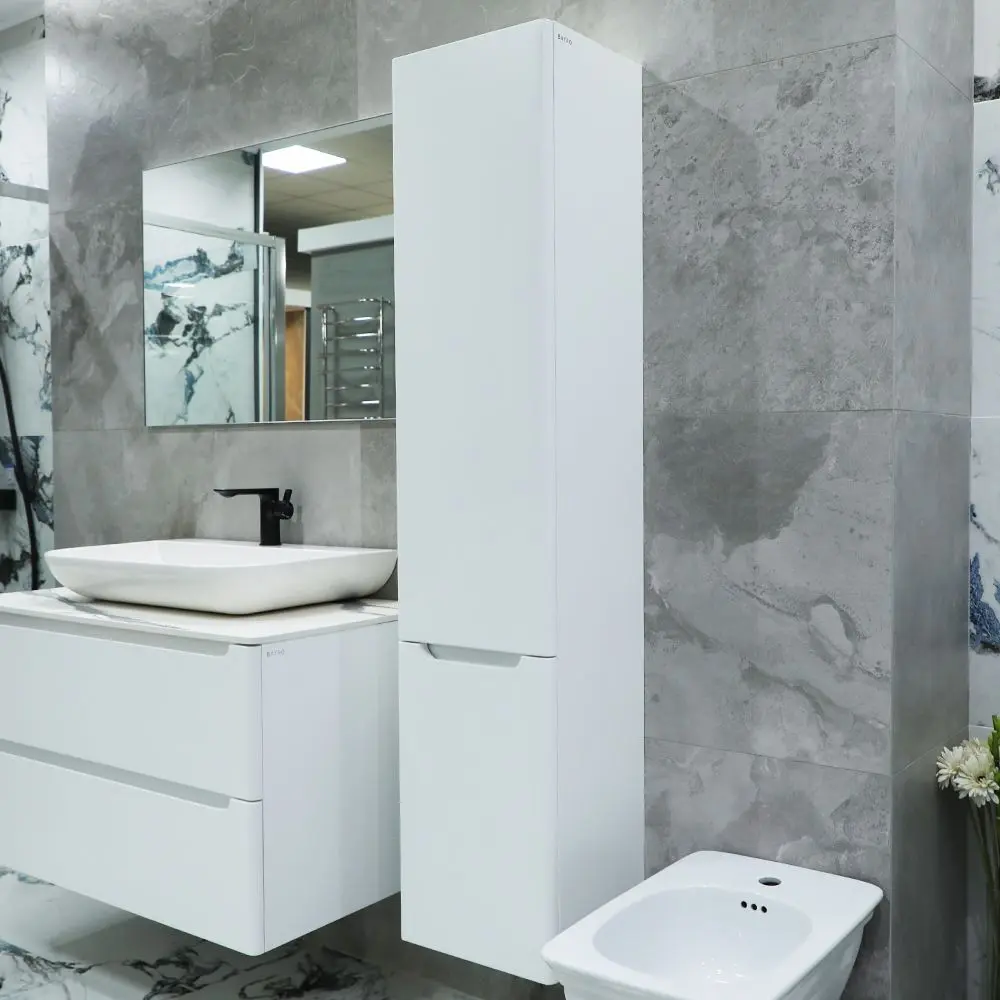 Penal suspendat Bayro Bergamo 350x1600 (White Matte)