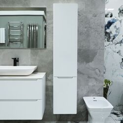 Penal suspendat Bayro Bergamo 350x1600 (White Matte)