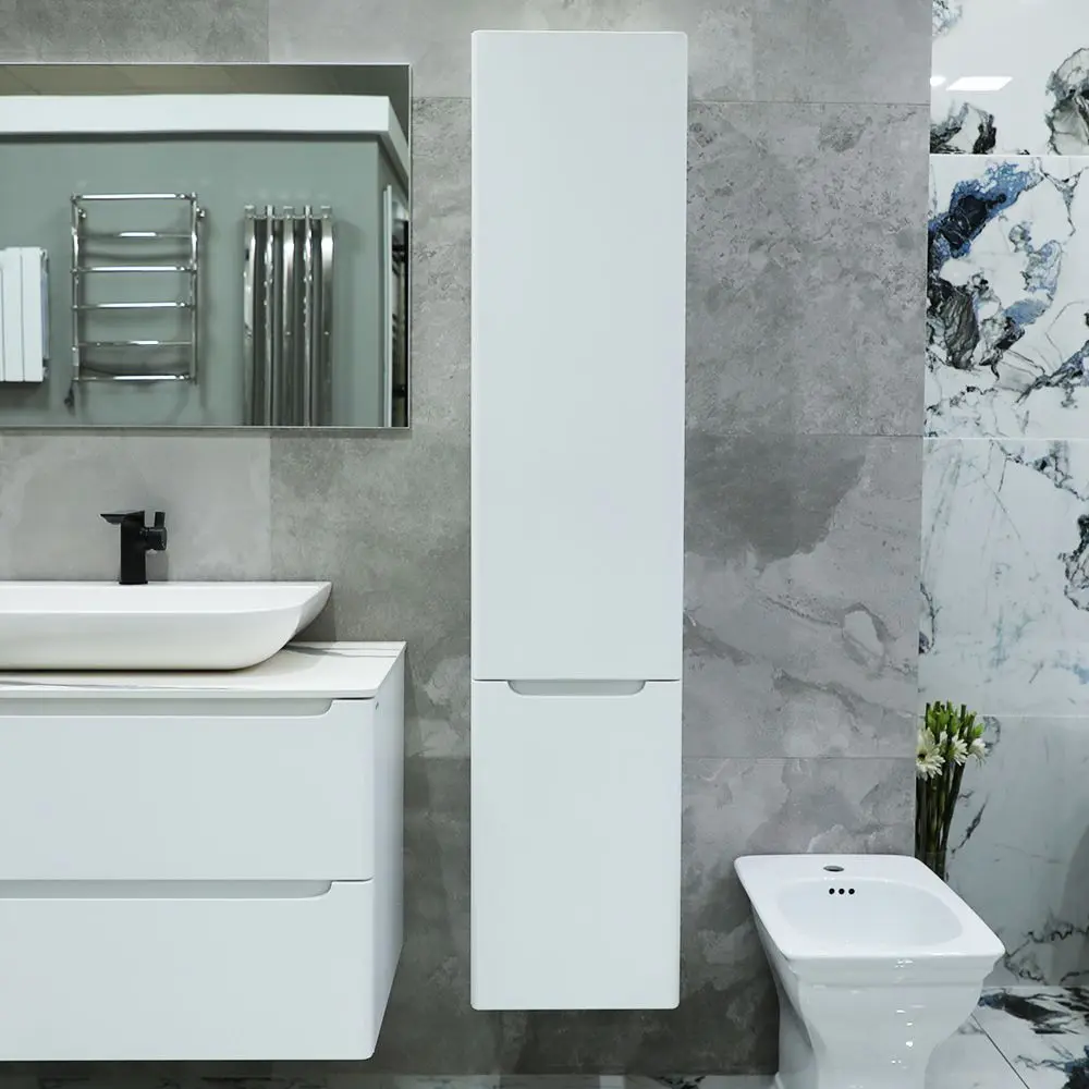 Penal suspendat Bayro Bergamo 350x1600 (White Matte)