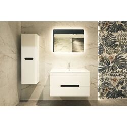 Пенал навесной Bayro Etna 350x1200 (White Matte) Thumb