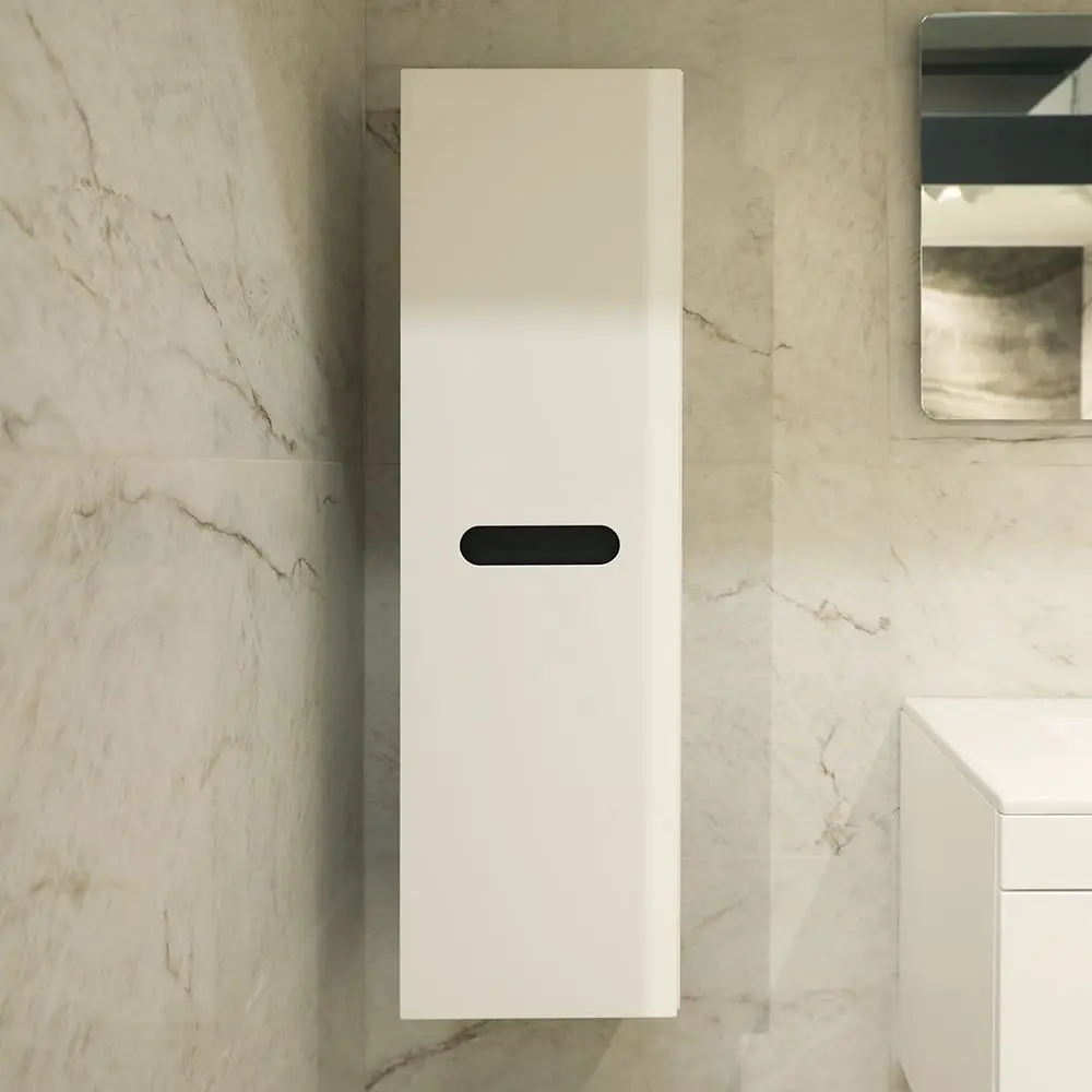 Пенал навесной Bayro Etna 350x1200 (White Matte)