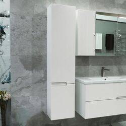 Пенал навесной Bayro Sorento 350x1600 (White Matte) Thumb