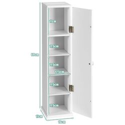 Penal Costway HW67324WH (White) Thumb