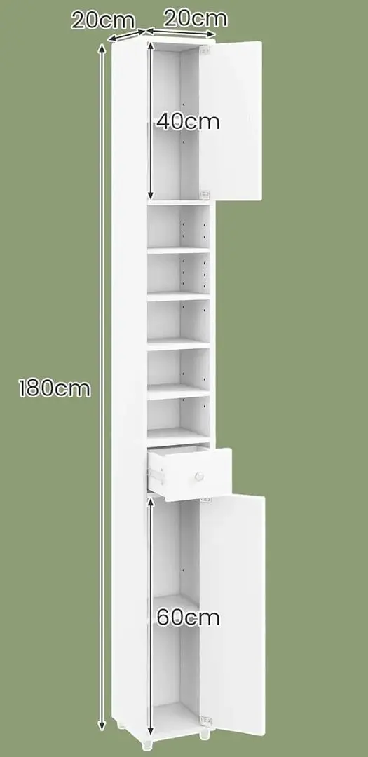 Penal Costway JV10766WH (White) - 4