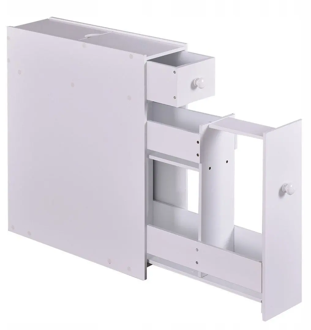 Dulap îngust Costway HW53995WH (White) - 2